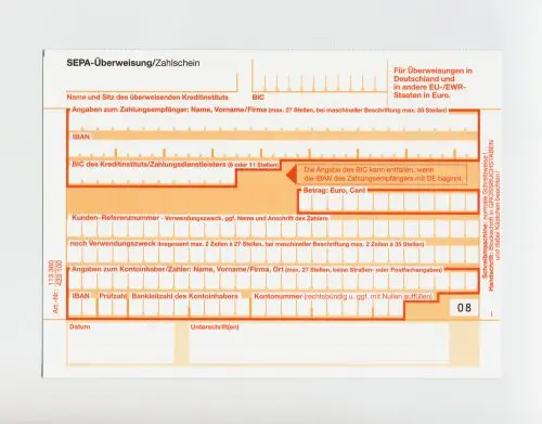 Überweisungsauftrag per Telefax mit gefälschter Unterschrift